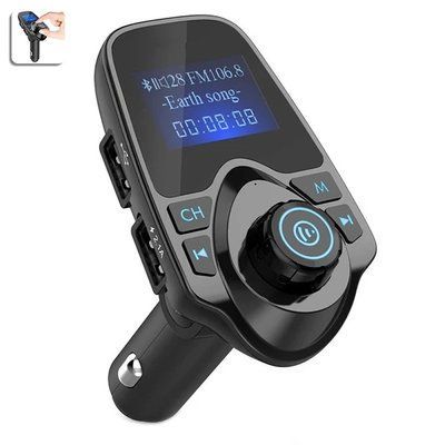 FM Модулятор Bluetooth в машину трнсмітер з дисплеєм 3143768786 фото