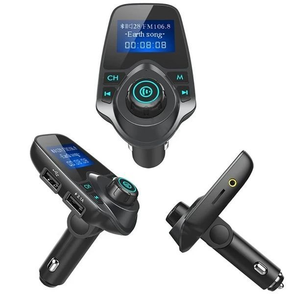 FM Модулятор Bluetooth в машину трнсмітер з дисплеєм 3143768786 фото
