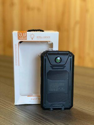 Power Bank Повер банк із сонячною панеллю 20000 mAh 2788804175 фото