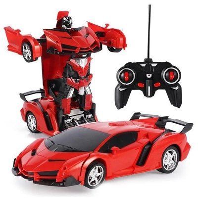 Машинка Трансформер АвтоботRobot Car з пультом на радіокуруванні 21 см 1448494033 фото