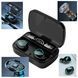 Бездротові навушники блютуз (bluetooth) True Wireless M10 Black 1448494782 фото 2